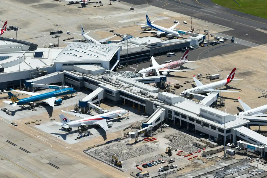 Illustrative transportation photograph: airport